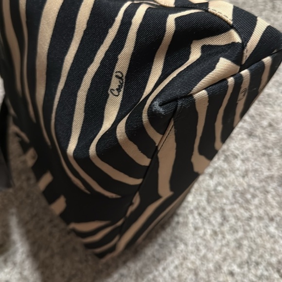Coach Zebra Print Black and Tan Medium Tote - Picture 5 of 12